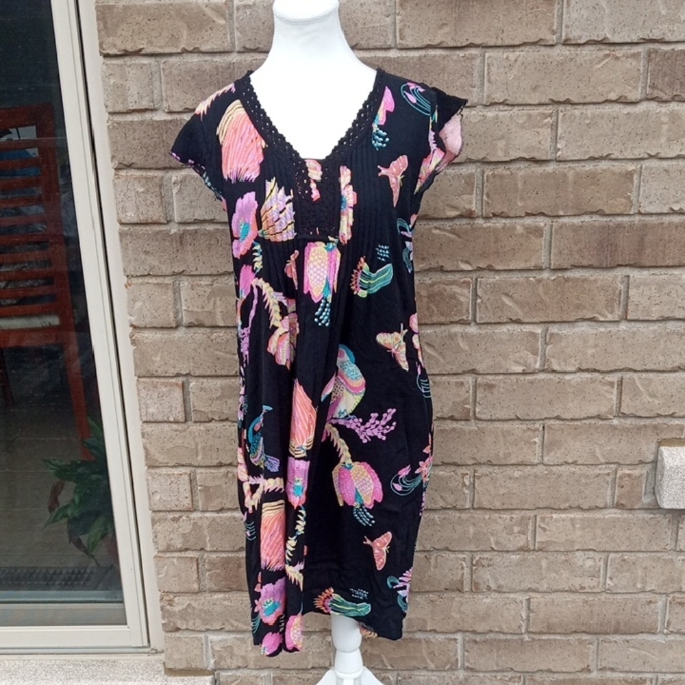 Tribal Floral Flutter Dress